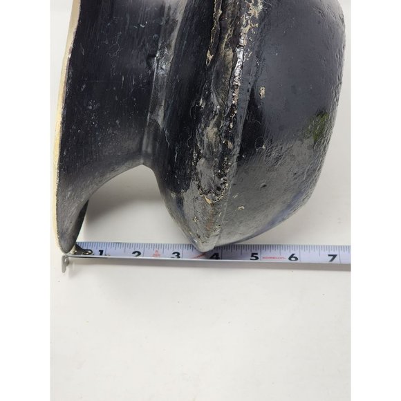 Vintage Antique Cast Iron Enamel Spittoon Cuspidor Tobacco Bar Tavern Saloon - Picture 11 of 11